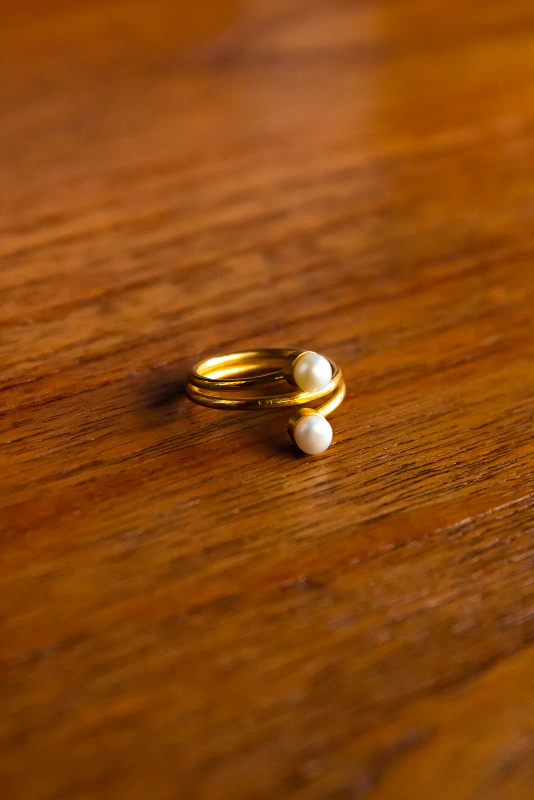 Dua Mutiara Wrap Ring