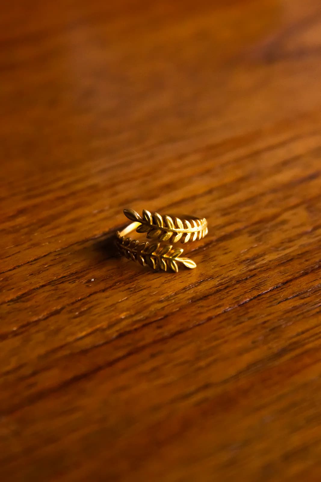 Pakis Leaf Wrap Ring