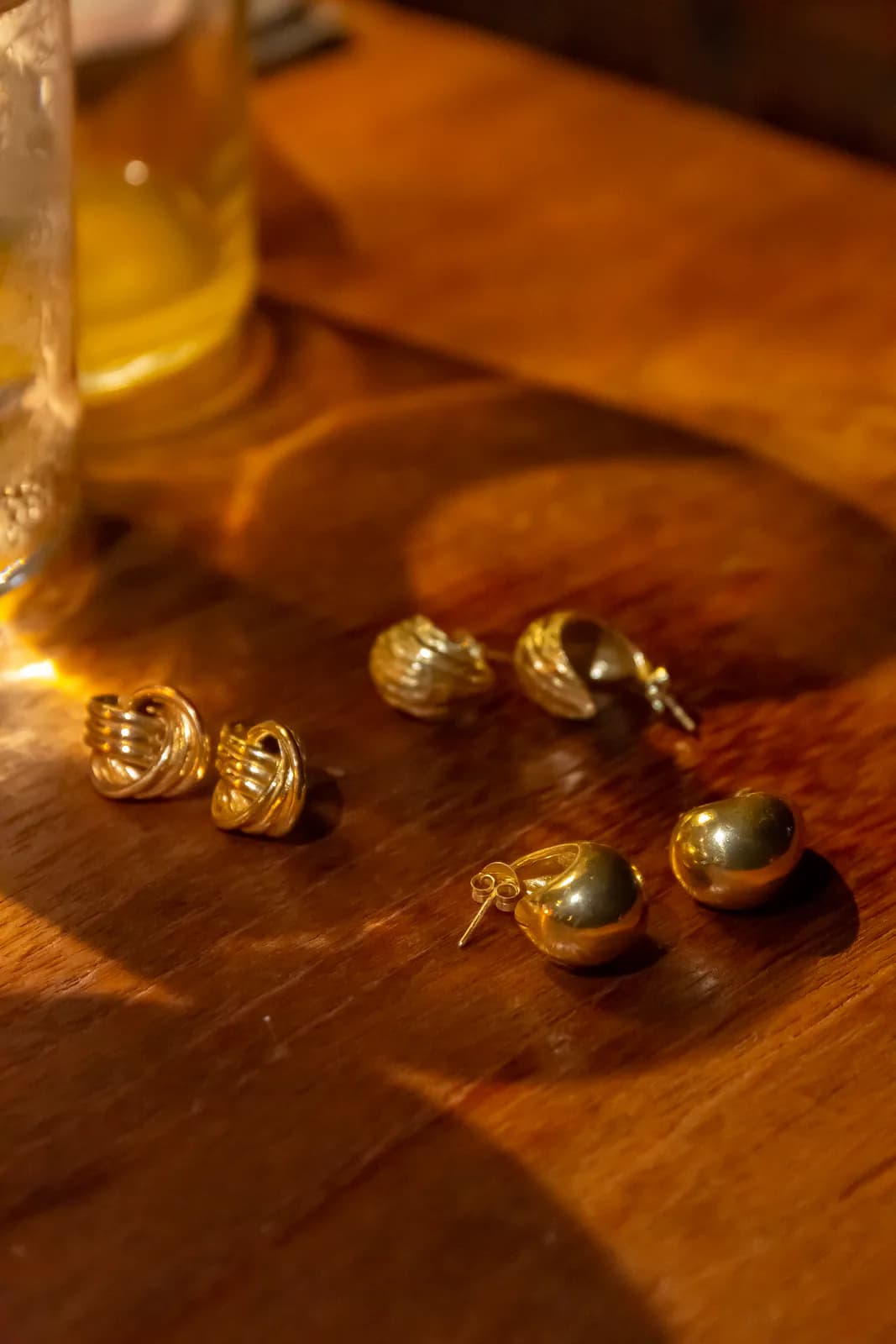 Simpul Knot Earrings — worn