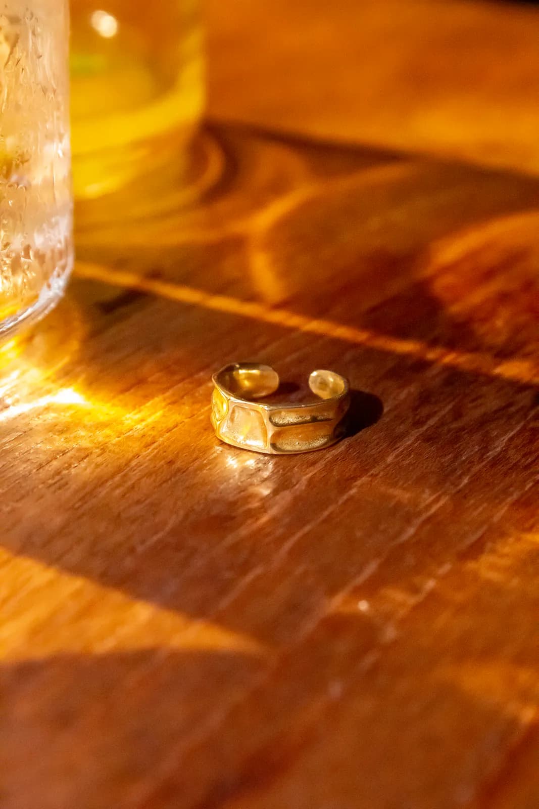 Tempa Hammered Cuff Ring